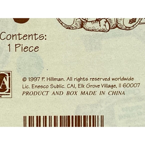 Vtg 1997 Enesco Cherished Teddies Dr. Darlene Makebetter Reisin Figurine - Picture 4 of 4